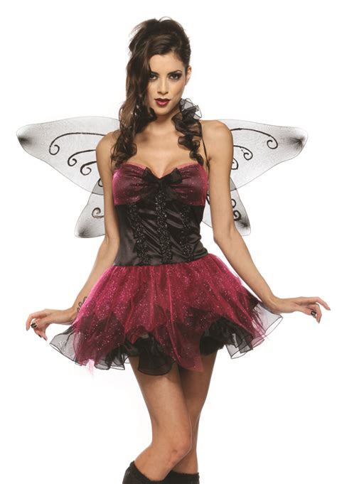 new sexy womens dark fairy pixie halloween costume ebay