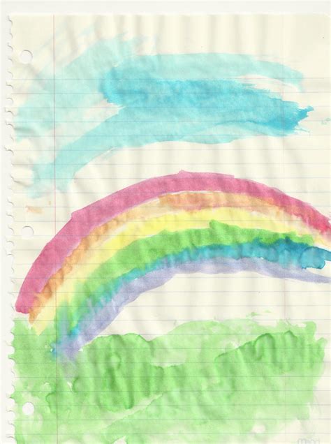 watercolor rainbow  spazzyartist  deviantart
