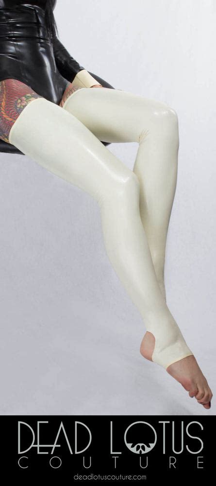 latex tights stirrups prevent rolling up dead lotus dead lotus