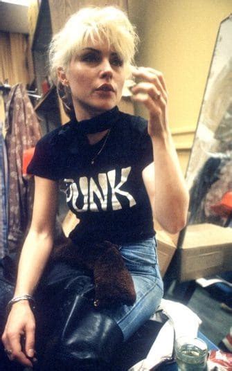 Singer Debbie Harry Backstage Before A Concert With Her New Wave Pop