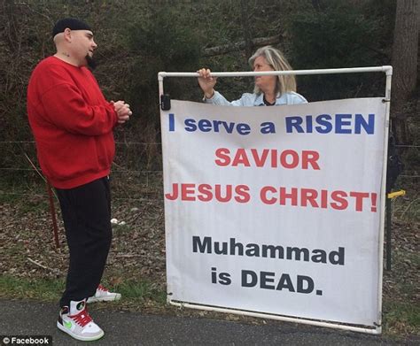 far right christian christine weick screams at easter