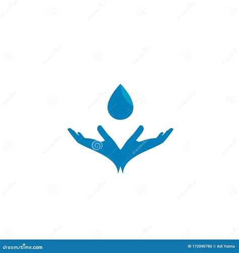 water care logo design inspiration stock vector illustration  wave