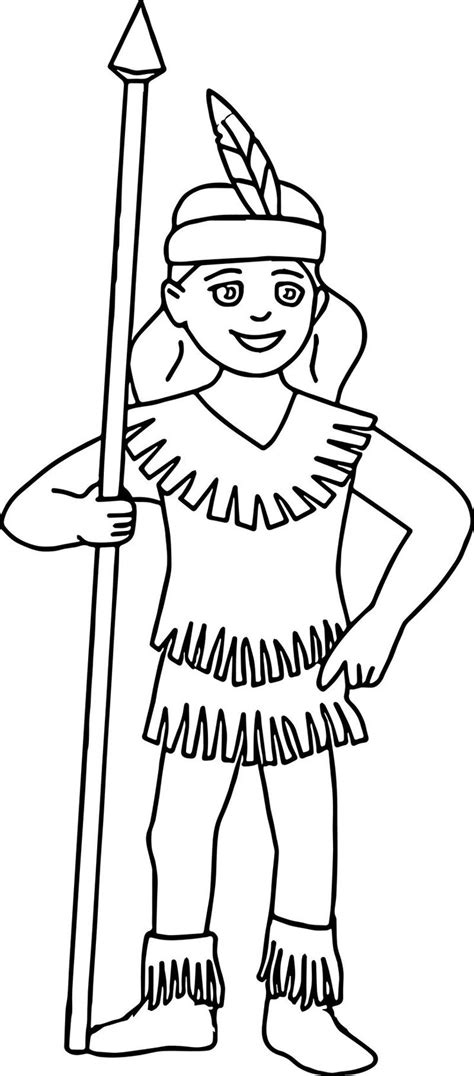 native american indian girl coloring pages coloring pages  girls