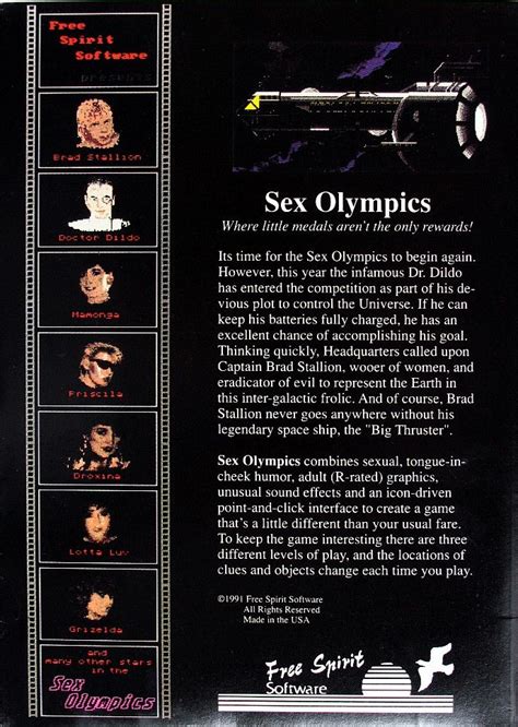 Sex Olympics 1991 Amiga Box Cover Art Mobygames