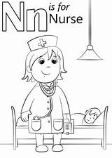 Nurse Preschoolers Nurses Sheets Worksheets Helper Alphabet Supercoloring Drukuj Helpers sketch template