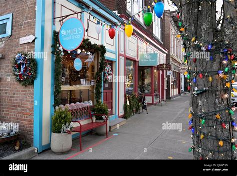 rhinebeck ny downtown  res stock photography  images alamy