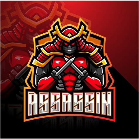 assassin esports gaming clan mascot logo graphicsfamily