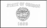 Oregon Flag Coloring State Gif Drawing Colors Resolution Use There These Two Blue sketch template