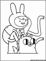 Coloring Adventure Time Pages Cake Fiona Adventuretime Colouring Printable Fun sketch template