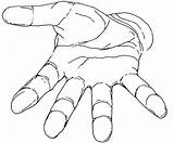 Hand Reaching Hands Open Clipart Drawing Outline Clip Template Drawings Holding Cliparts Printable Palm Offering Reference Begging Right Draw Sketch sketch template