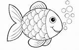 Peces Pez Plantilla Animales Arco Esbozar Molde Fish sketch template
