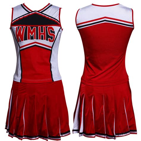 glee club style high school cheerleader cheerios cheer girl costume w