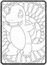 Pokemon Charmander Zaba sketch template