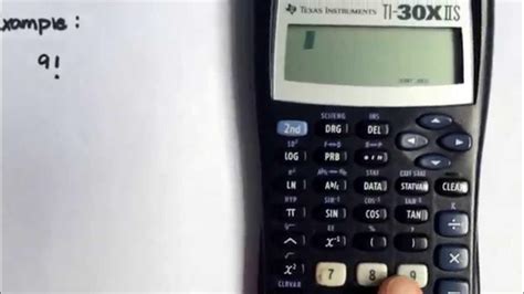 calculating factorials   ti  iis calculator youtube