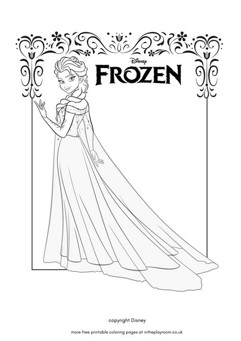 frozen coloring pages elsa anna olaf     playroom
