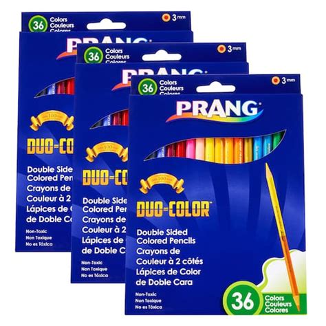 Prang® Duo Colored™ Pencils 3 Packs Of 36 Colors Colored Pencils