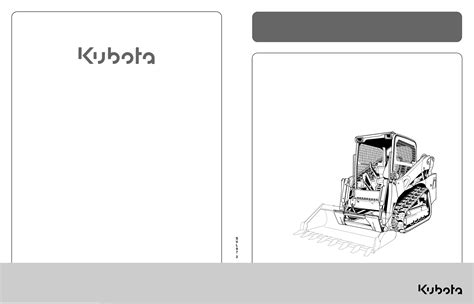 user manual kubota svl  english  pages