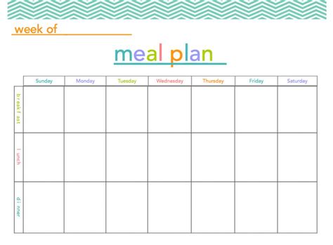 7 Day Food Log Template Excel Sample In 2021 Weekly Meal Planner