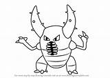 Pinsir Coloring Pages Pokemon Drawing Draw Template sketch template