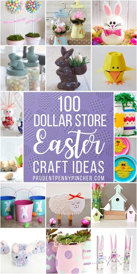 dollar store easter crafts prudent penny pincher