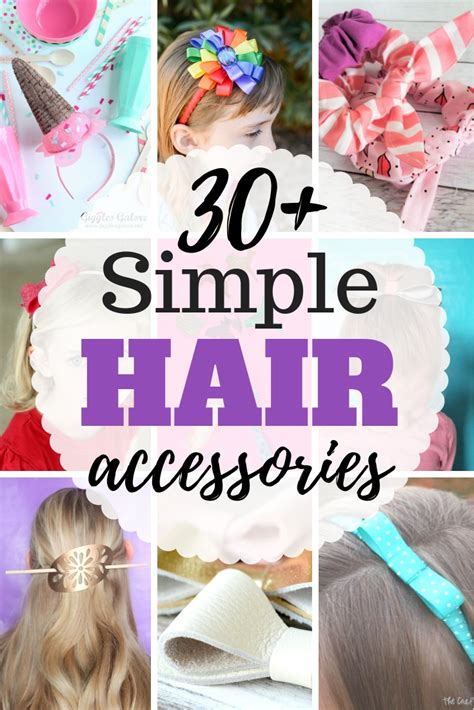 diy hair accessories sew simple home