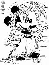 Disney Color Numbers Coloring Pages Printable Getcolorings sketch template