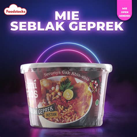 Mie Seblak Geprek Sami Raos Khas Garut Seblak Instant Kekinian 160gr