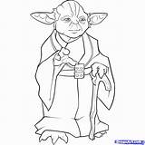 Yoda Coloring Printable Pages Wars Star Library Clipart Master Lego sketch template
