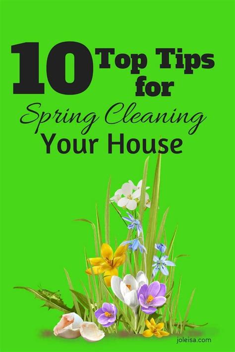 Ten Top Tips For Spring Cleaning Your House With Images Spring