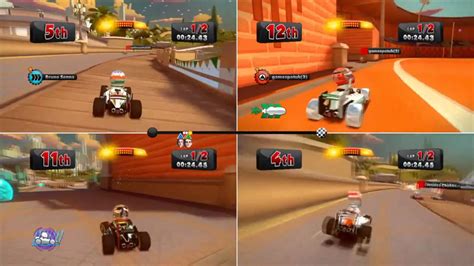 player splitscreen  race stars gameplay youtube