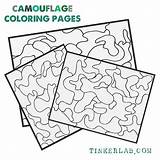 Camouflage Coloring Pages Kids Drawing Worksheets Printable Sheets Elementary Make Choose Board sketch template