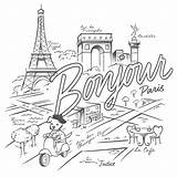Paris Coloring Pages Printable French France Color Colouring Sheet Sheets Kids Book Pen Portadas Adult Para Drawing Travel Getcolorings Adults sketch template