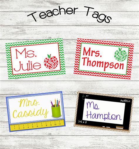 teacher tag teacher bag tag custom tag school tag buy etsy uk