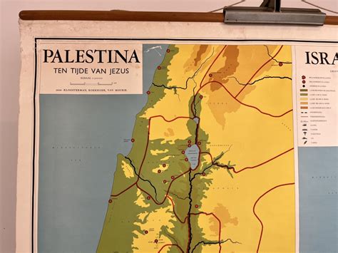 landkaarten van israelpalestinajeruzalem detail