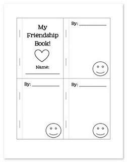 teacher wife friendship mini book   friendship