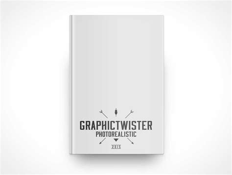 top view hardcover book front cover psd mockup psd mockups