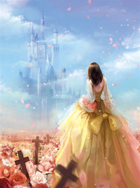 Castle Cross Fairy Tale Flowers Princess Image 247367 On