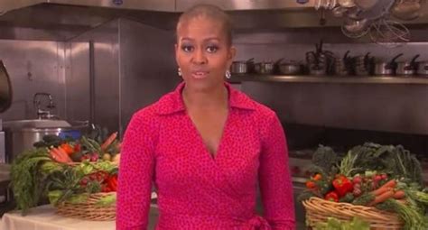 Omg Us First Lady Michelle Obama Goes Bald Video News