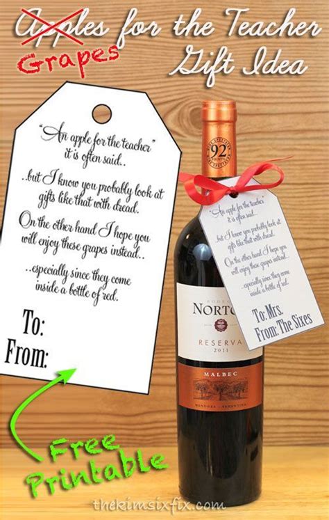 printable wine tags  teachers web  cute printable holiday