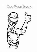 Power Coloring Pink Pages Ranger Rangers Getdrawings sketch template