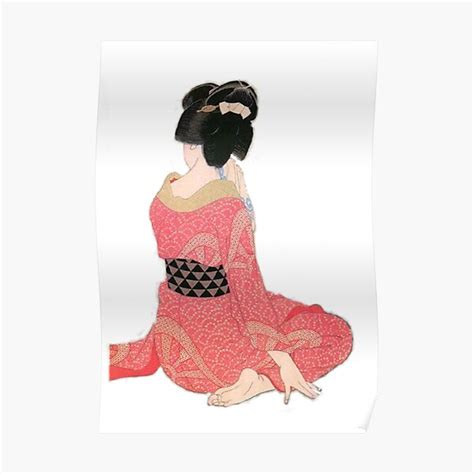 Elegant Geisha Posters Redbubble