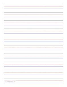 printable lined paper   grade lined paper   print  grade