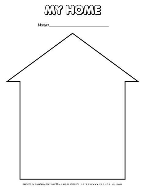 home worksheet  home template planerium