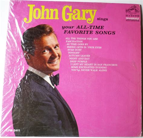 john gary sings your all time favorite songs lpm 3411 lp