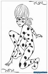 Coloring Pages Ladybug Miraculous Printable Inspired Entitlementtrap sketch template