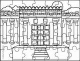 Rebuilding Templo Solomon Builds Hamikdash Reconstruyendo Ezra Lessons Nehemiah Beit Biblia Preschool Solomons Biblicas Jerusalem Niños Lecciones Dominical Temples sketch template