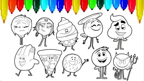 emoji  coloring pages colouring pages  kids  colored