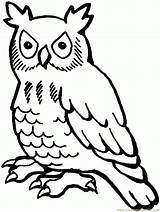 Owl Coloring Pages Owls Printable Kids Results Gif sketch template