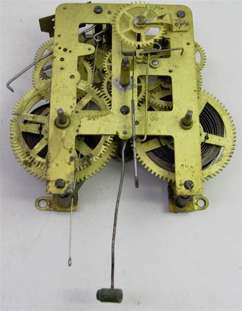 antique waterbury   parlor shelf clock movement parts repair antique price guide details page