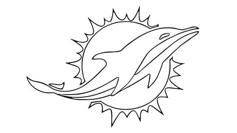 miami dolphin coloring pages dolphin coloring pages miami dolphins